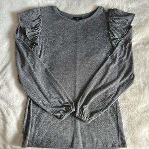Ann Taylor Flutter Sleeve Top (S)